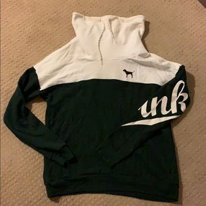 PINK Cowl-neck Sweater